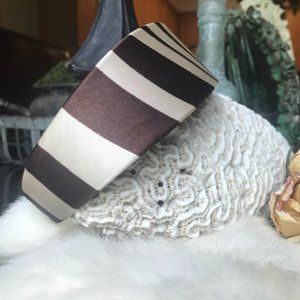 Vintage Chocolate and Cream Headband